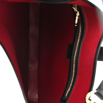 Gucci Ancora Calfskin Medium Jackie Shoulder Bag Black 5 of 10