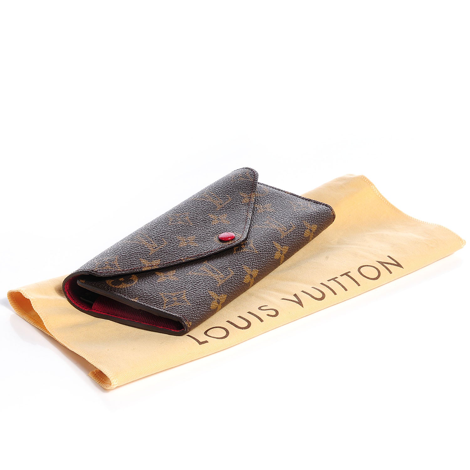 Louis Vuitton Monogram Josephine Wallet Red 4 of 8
