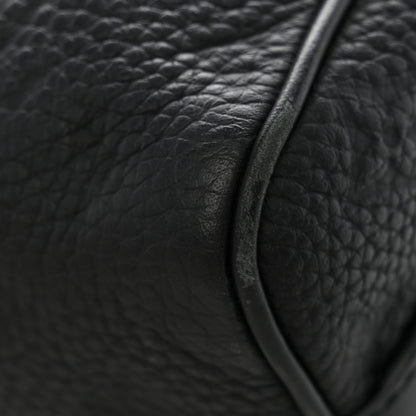 Louis Vuitton Monogram Taurillon Keepall Bandouliere 25 Black 10 of 12