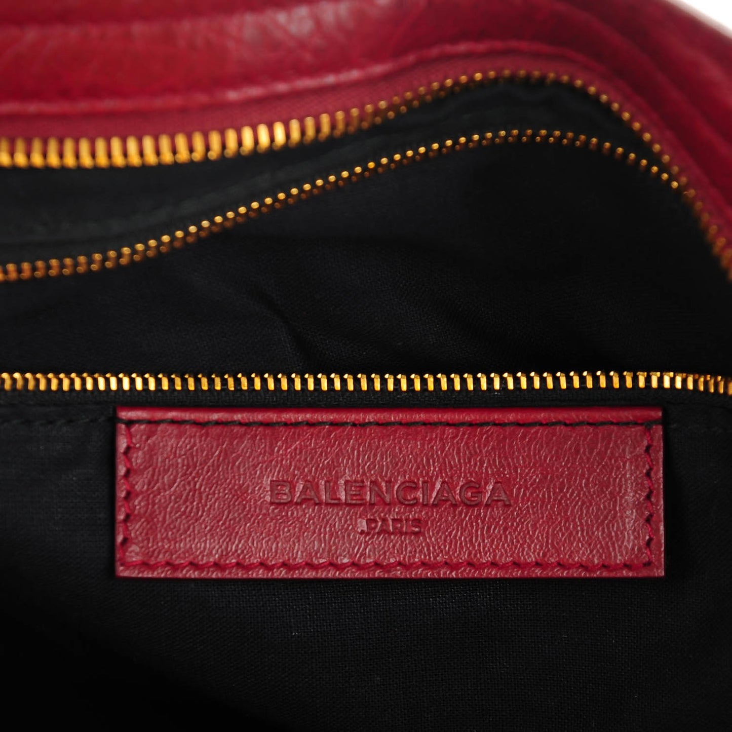 Agneau Giant 12 Gold Hardware City Rouge Cerise
