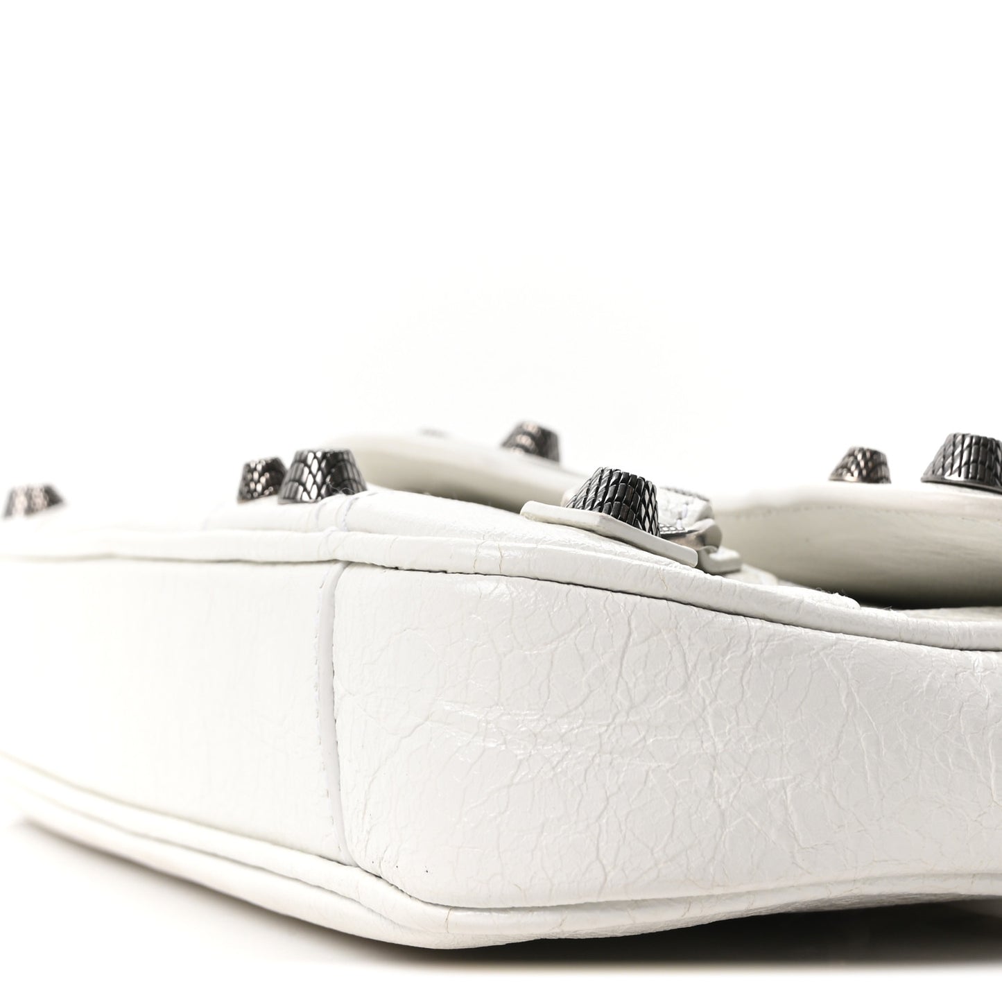 Agneau Arena Small Le Cagole Sling Bag Optic White