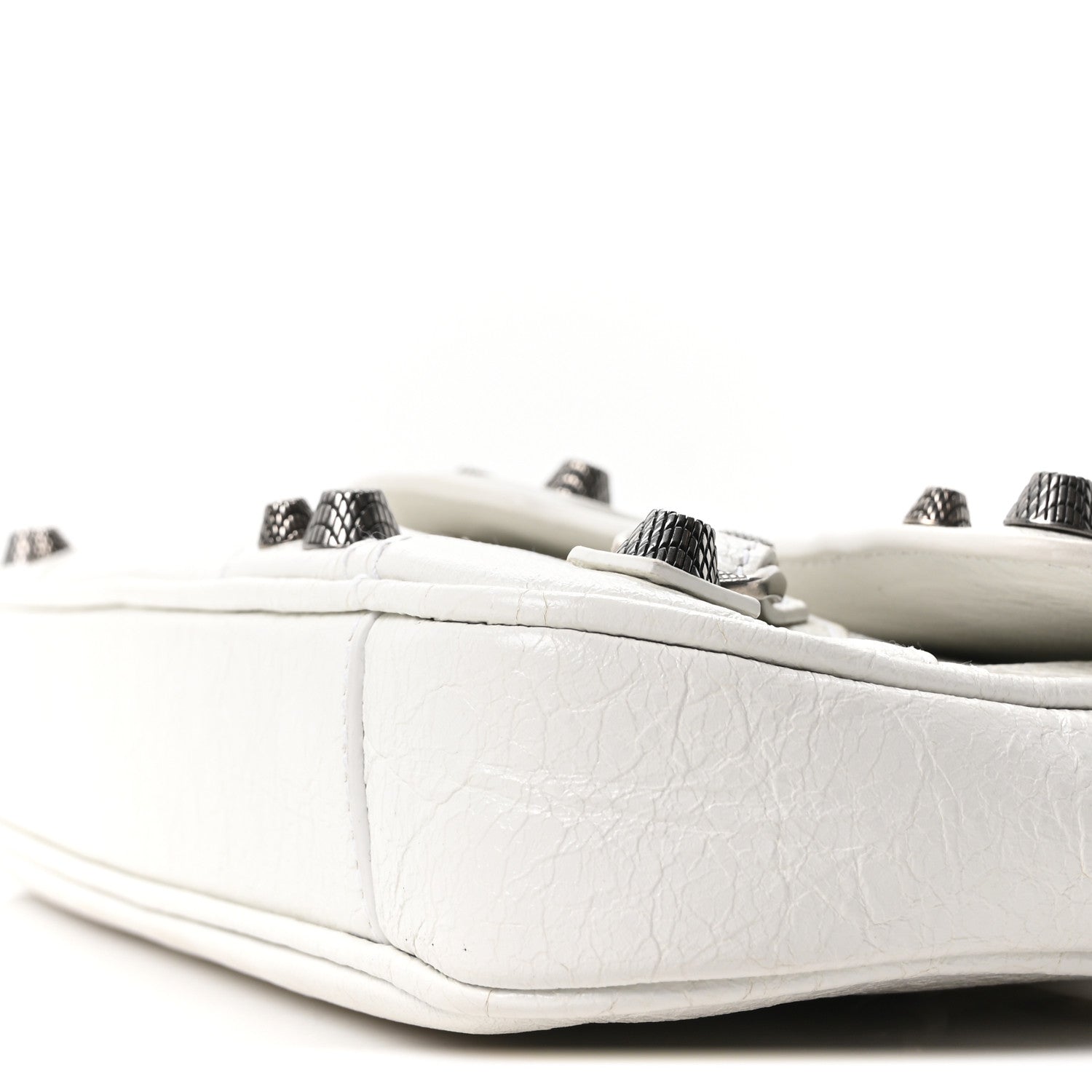 Balenciaga Agneau Arena Small Le Cagole Sling Bag Optic White 10 of 10