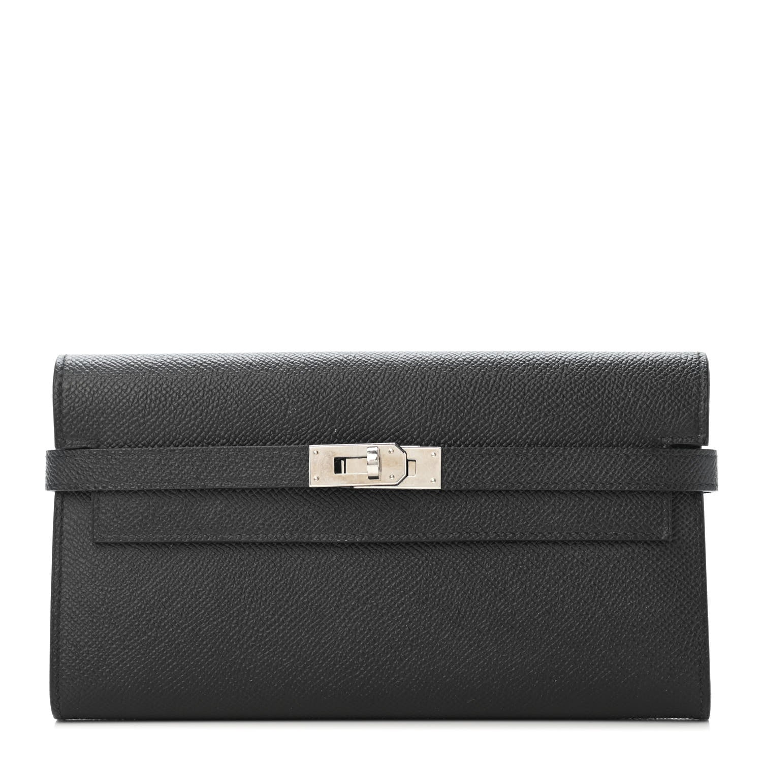 Hermes Epsom Kelly Longue Wallet Black 1 of 5