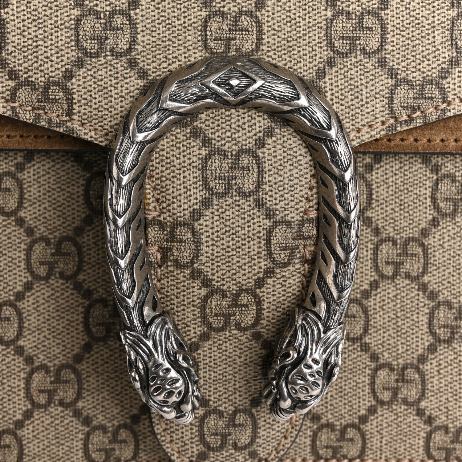 Gucci GG Supreme Monogram Small Dionysus Shoulder Bag Taupe 11 of 11