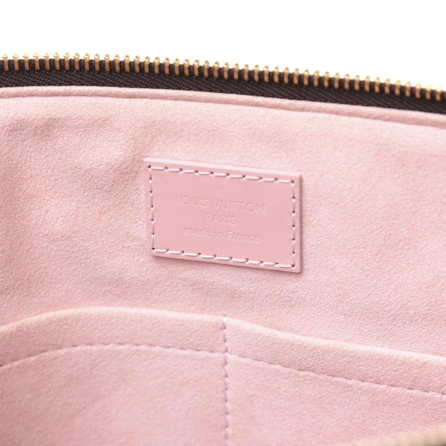 Damier Ebene Caissa Tote PM Rose Ballerine