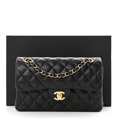 Chanel Lambskin Quilted Small Double Flap Black 12 of 12