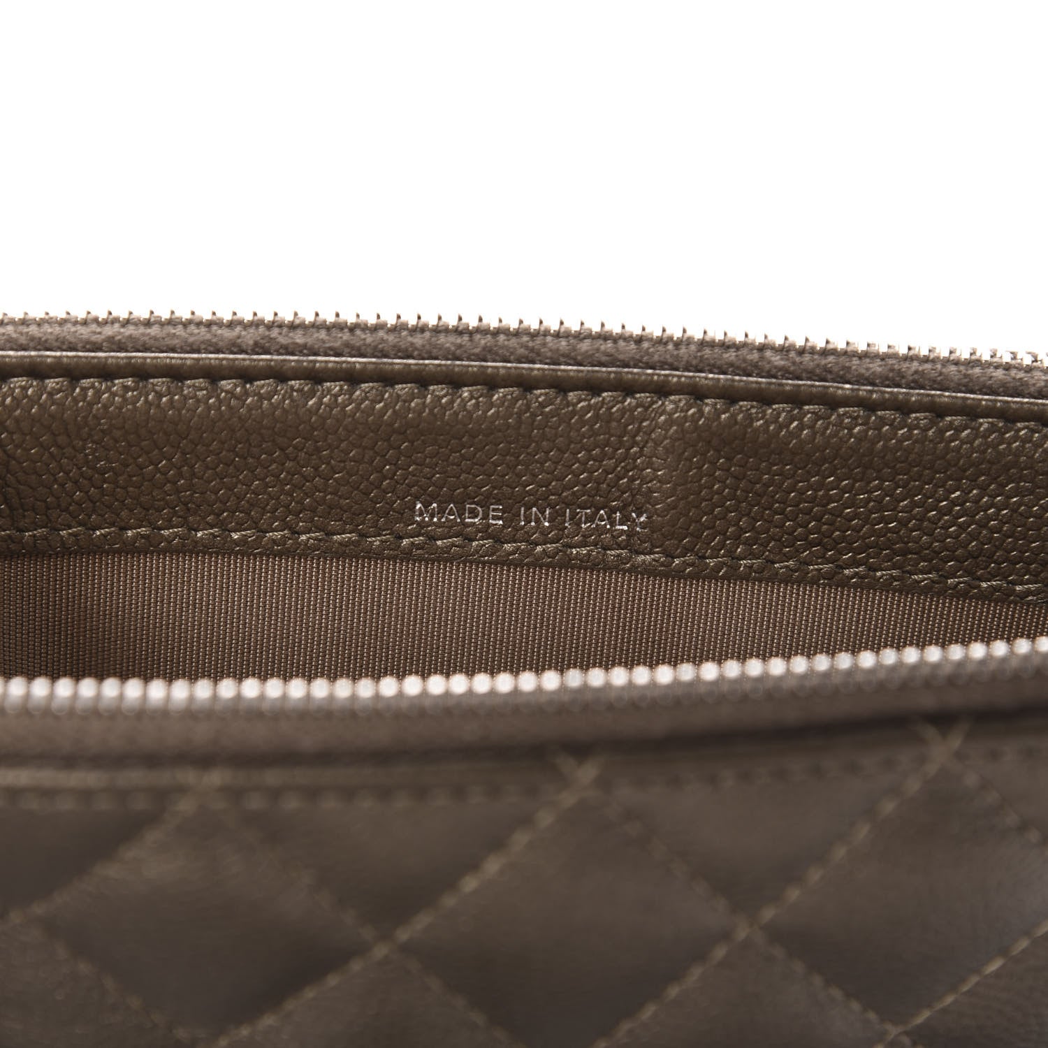 Chanel Metallic Caviar Quilted Small Clutch With Chain Gold 9 of 13