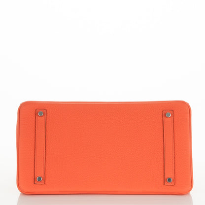 Hermes Togo Birkin 35 Orange Poppy 6 of 24