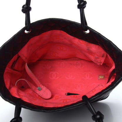 Chanel Calfskin Quilted Large Cambon Tote Black 4 of 14
