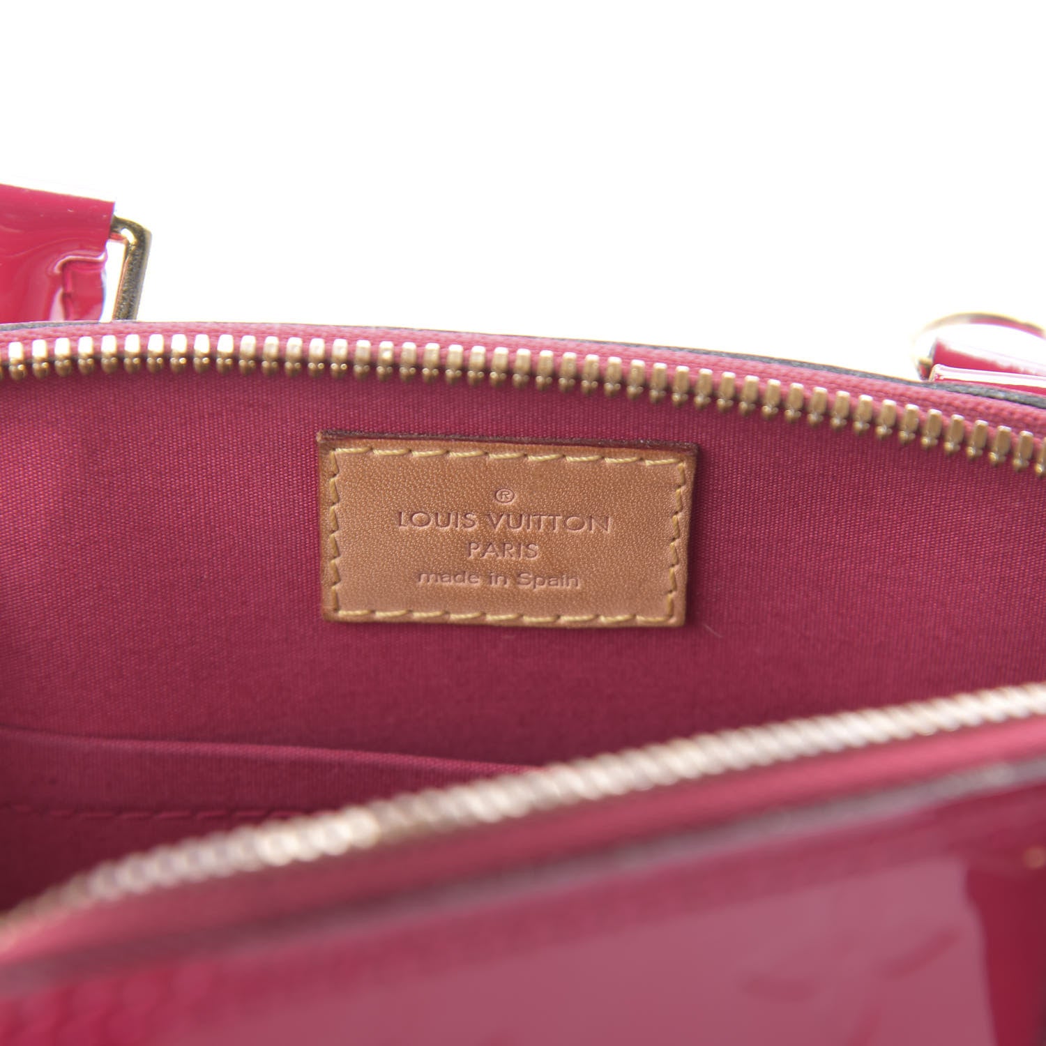 Louis Vuitton Vernis Alma BB Rose Indien 8 of 9