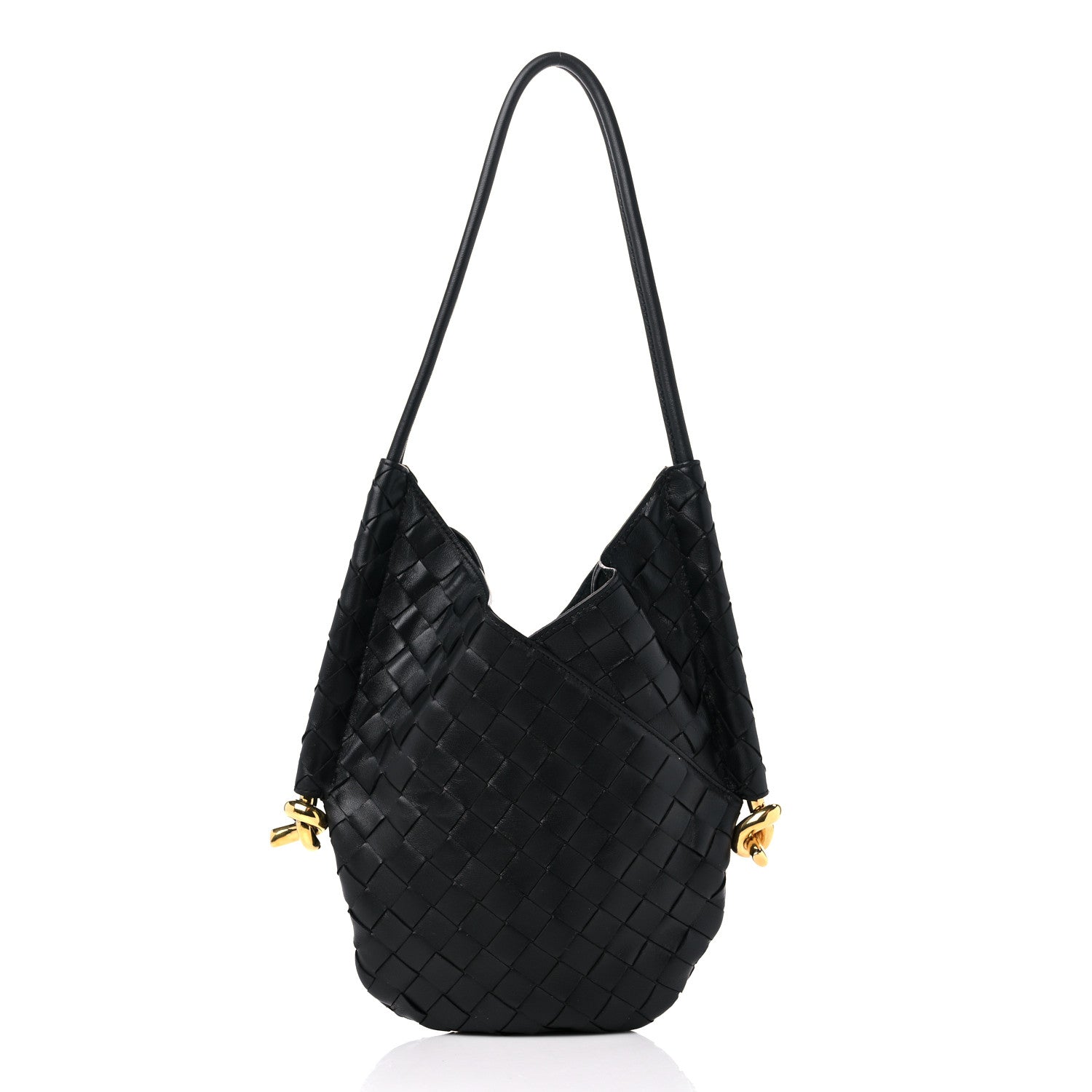 Bottega Veneta Nappa Intrecciato Small Solstice Hobo Black 3 of 11