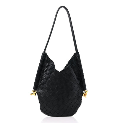 Bottega Veneta Nappa Intrecciato Small Solstice Hobo Black 3 of 11