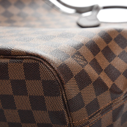 Louis Vuitton Damier Ebene Neo Neverfull MM Rose Ballerine 10 of 12