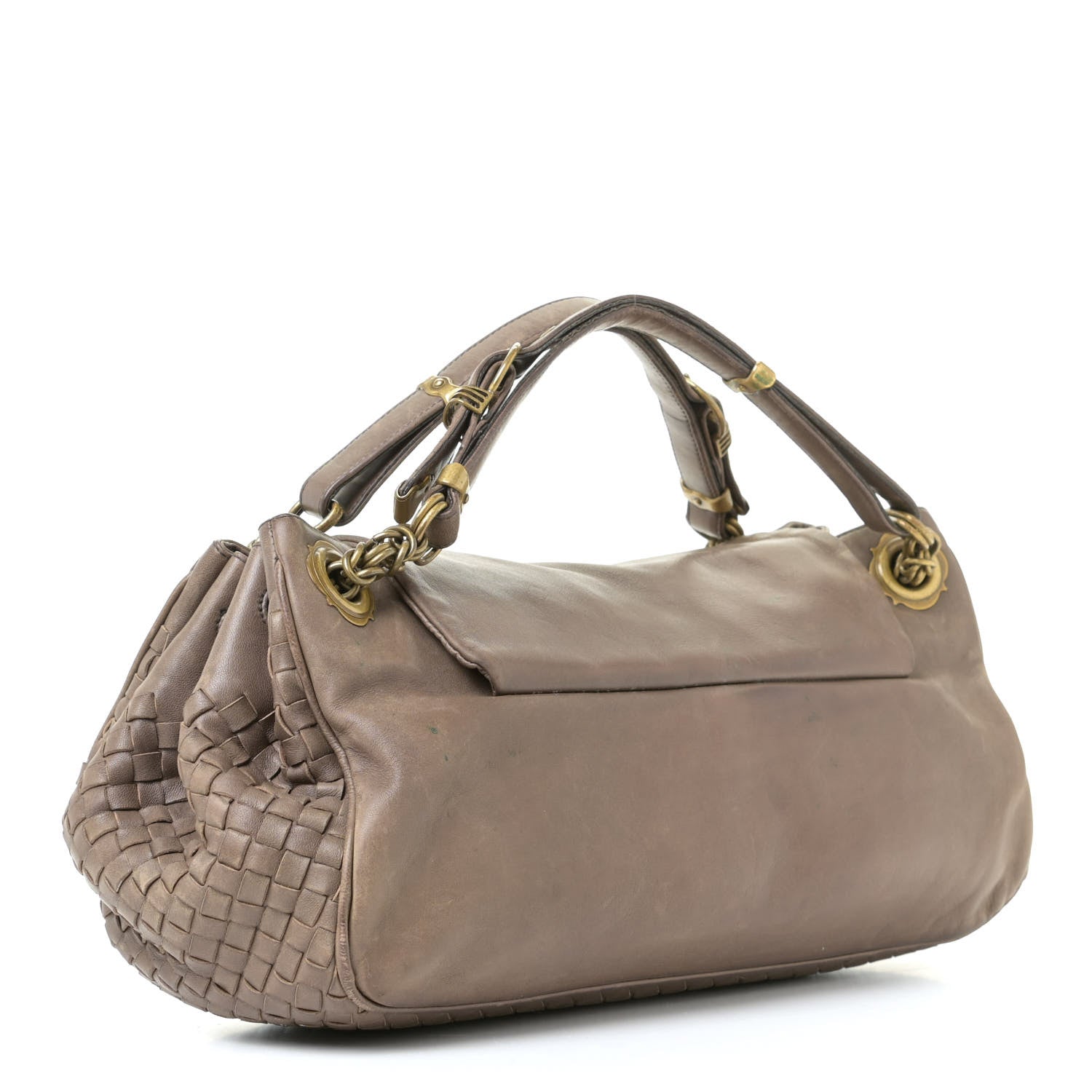 Bottega Veneta Nappa Intrecciato Napoli Shoulder Bag Pepe 6 of 20