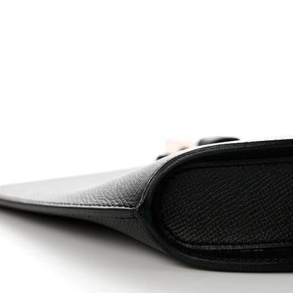 Hermes Epsom Baton de Craie Pochette Bleu Encre Black 9 of 11