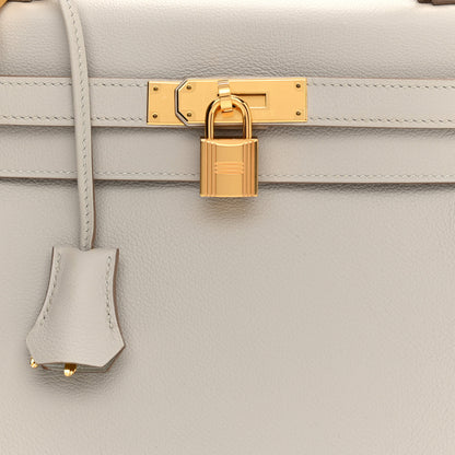 Hermes Evercolor Kelly Retourne 28 Gris Perle 8 of 12