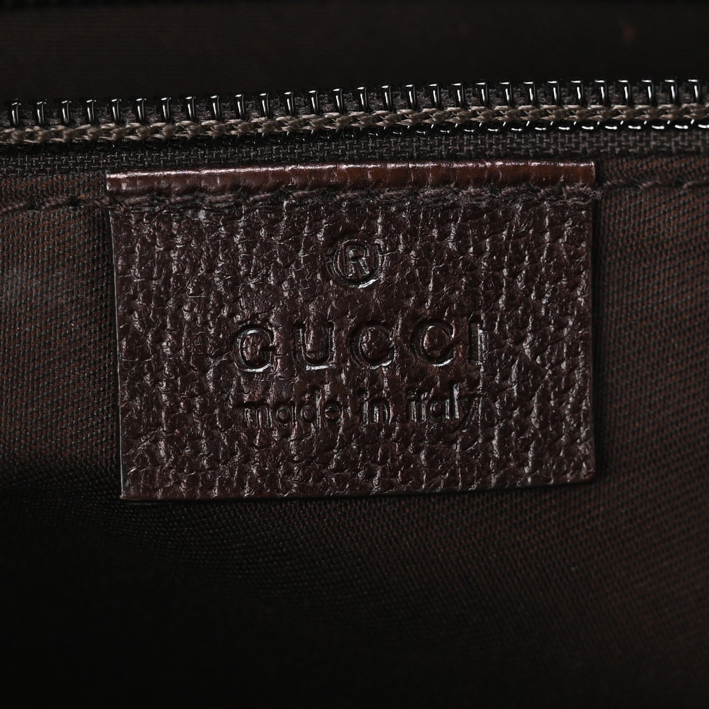 Monogram Medium Half Moon Hobo Dark Brown