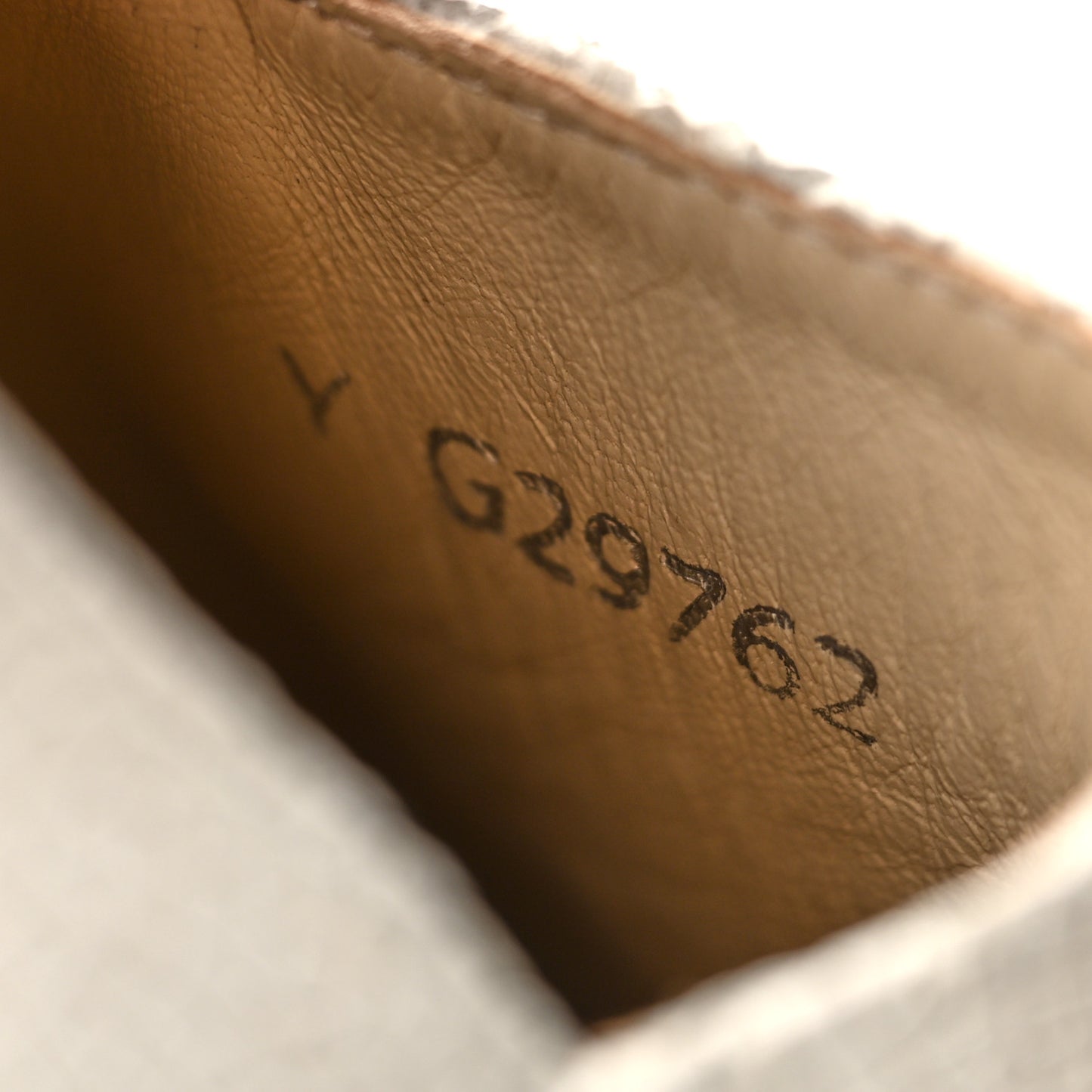 Crackled Calfskin Espadrilles 36 Light Beige Black