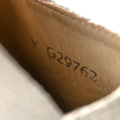 Chanel Crackled Calfskin Espadrilles 36 Light Beige Black 6 of 8