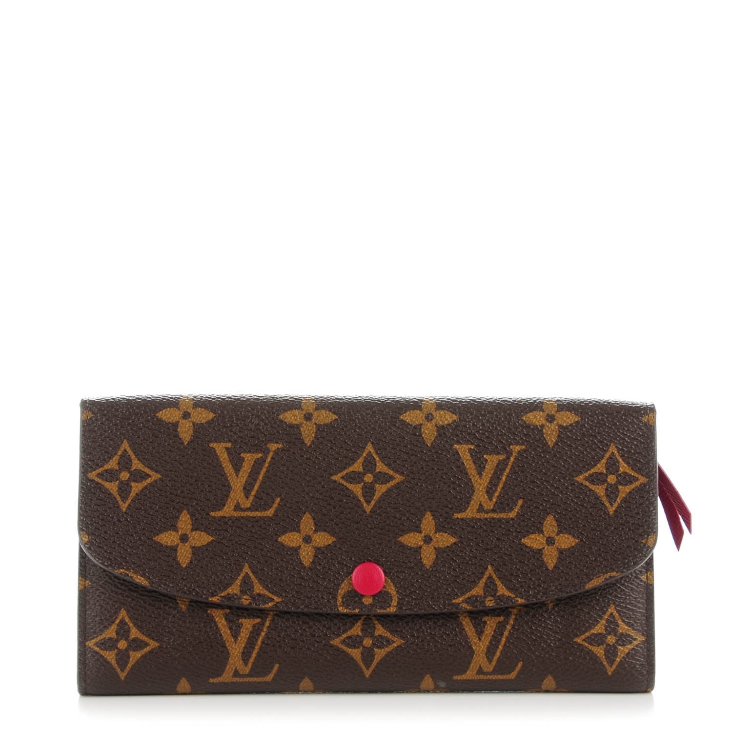 Louis Vuitton Monogram Emilie Wallet Fuchsia 1 of 7