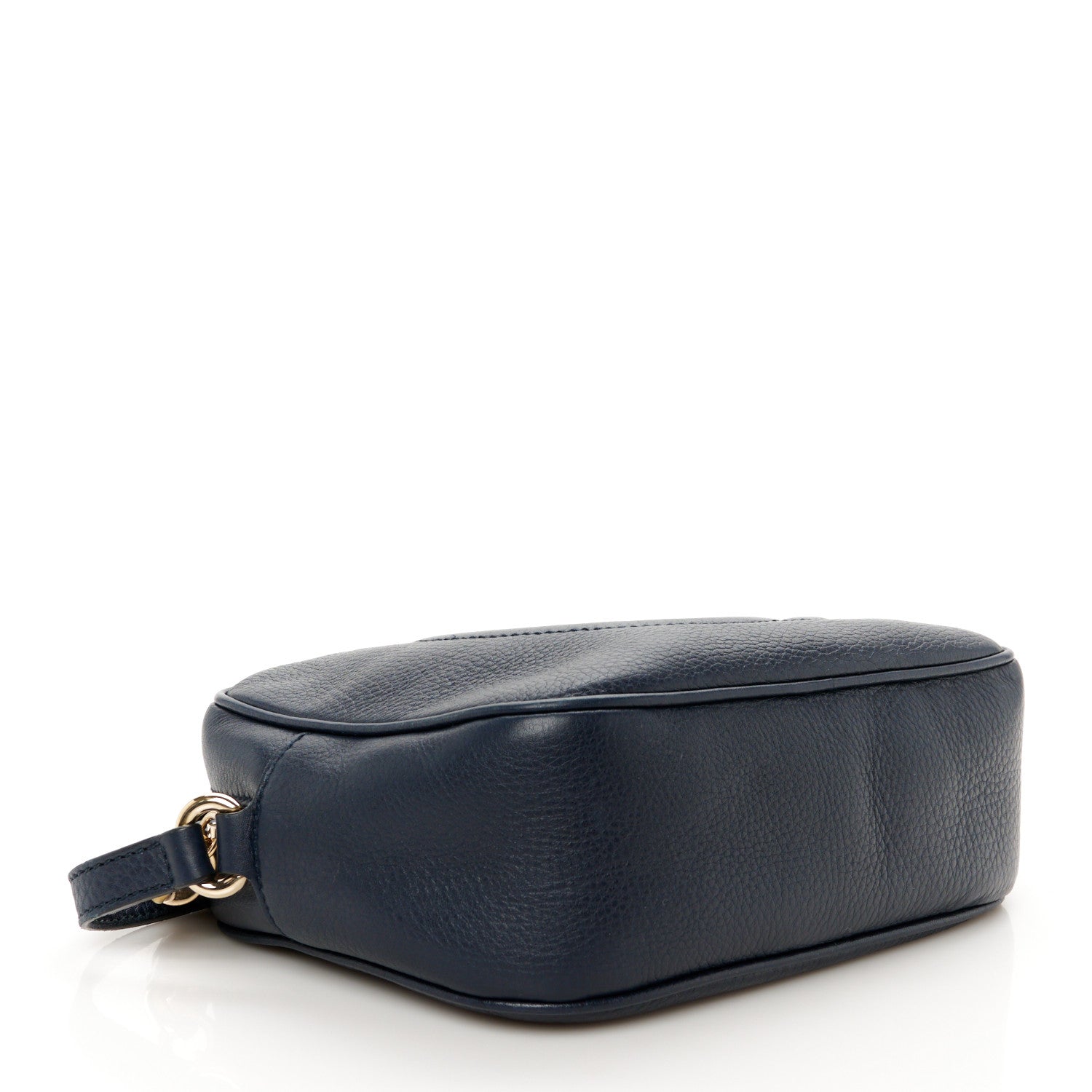 Gucci Pebbled Calfskin Small Soho Disco Bag Blue 4 of 11