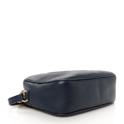 Gucci Pebbled Calfskin Small Soho Disco Bag Blue 4 of 11
