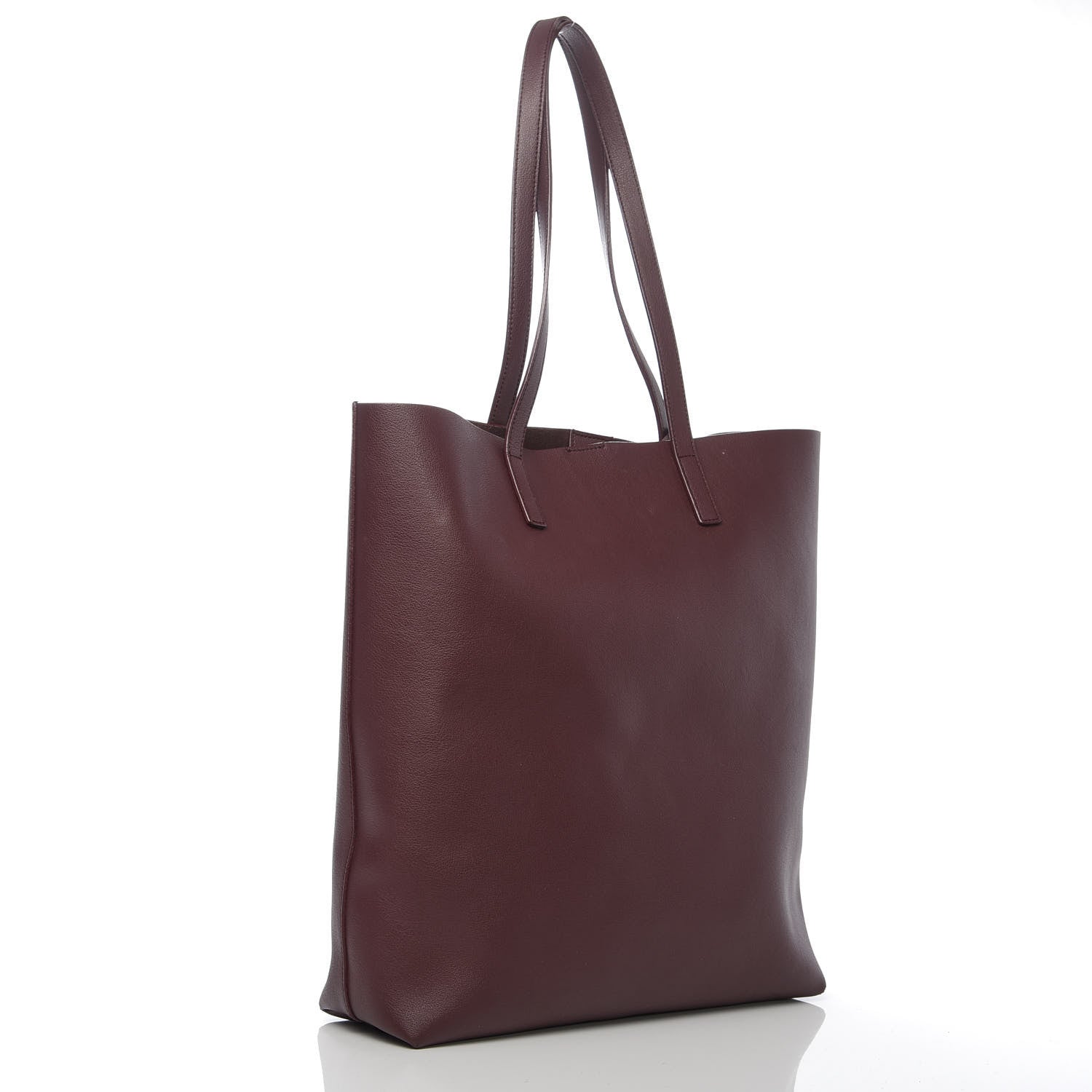 Saint Laurent Calfskin Medium Shopping Tote Palissandre 3 of 16