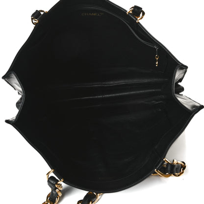 Chanel Lambskin CC Tote Black 4 of 14