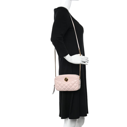 Versace Nappa Quilted La Medusa Camera Bag Light Pink 2 of 13