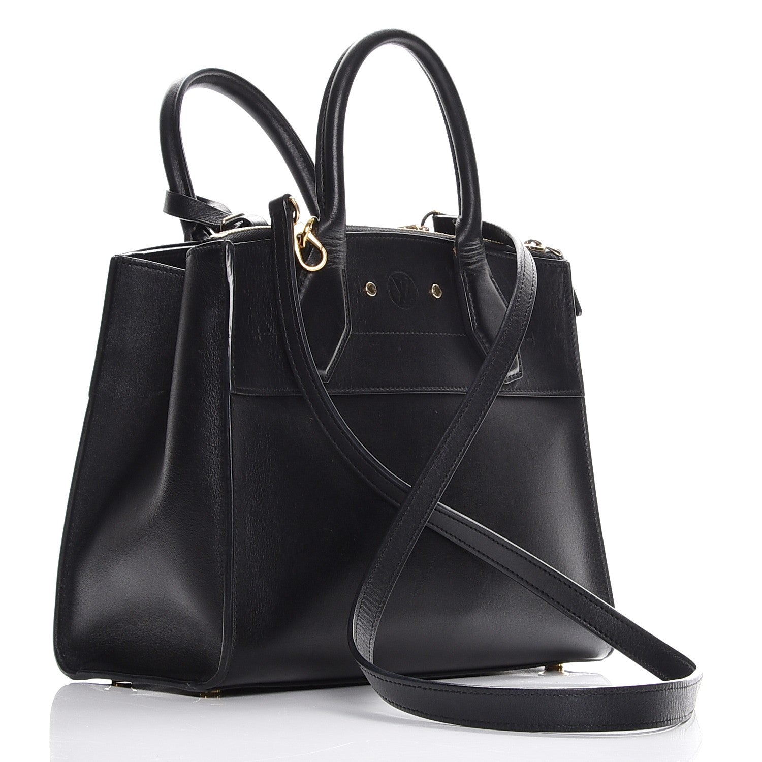 Louis Vuitton Calfskin City Steamer PM Black 4 of 12