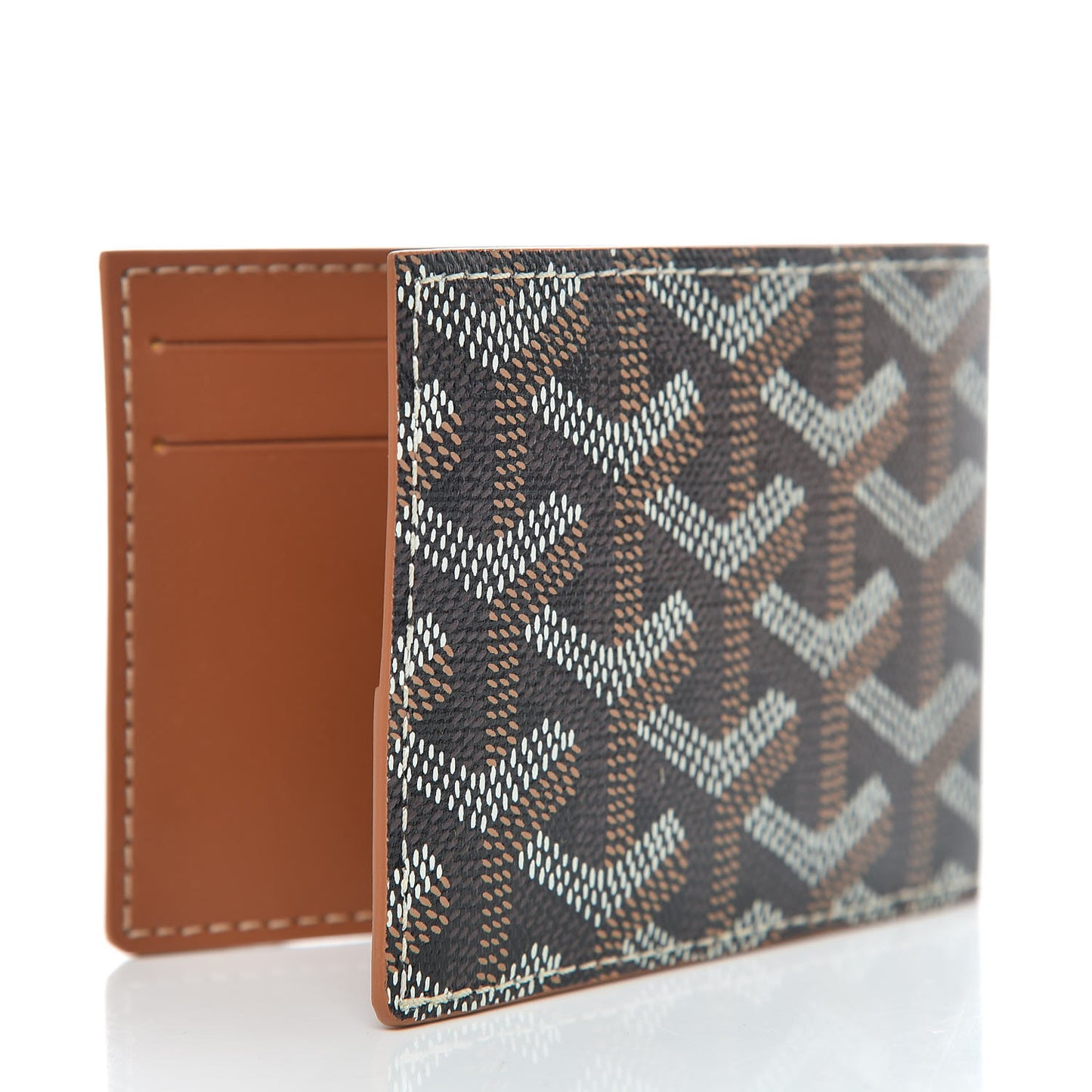 Goyardine Victoire Card Holder Insert Black Gold