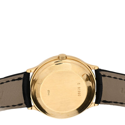 Audemars Piguet 18K Yellow Gold Alligator 33mm Day-Date Moonphase Automatic Watch White 25589 4 of 4