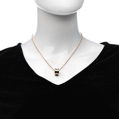 Bulgari 18K Rose Gold B.Zero1 Pendant Necklace 2 of 7