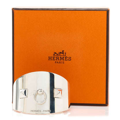 Hermes Sterling Silver Collier De Chien Rock Bracelet SH 4 of 4