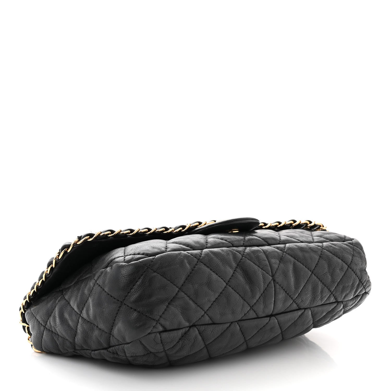 Chanel Calfskin Quilted Medium Chain Me Flap Black 4 of 13