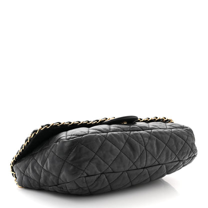 Chanel Calfskin Quilted Medium Chain Me Flap Black 4 of 13