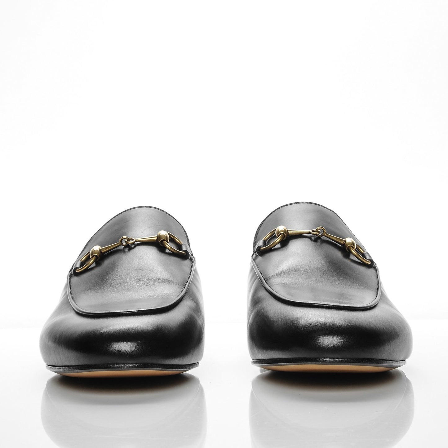 Calfskin Womens Princetown Slippers 39 Black