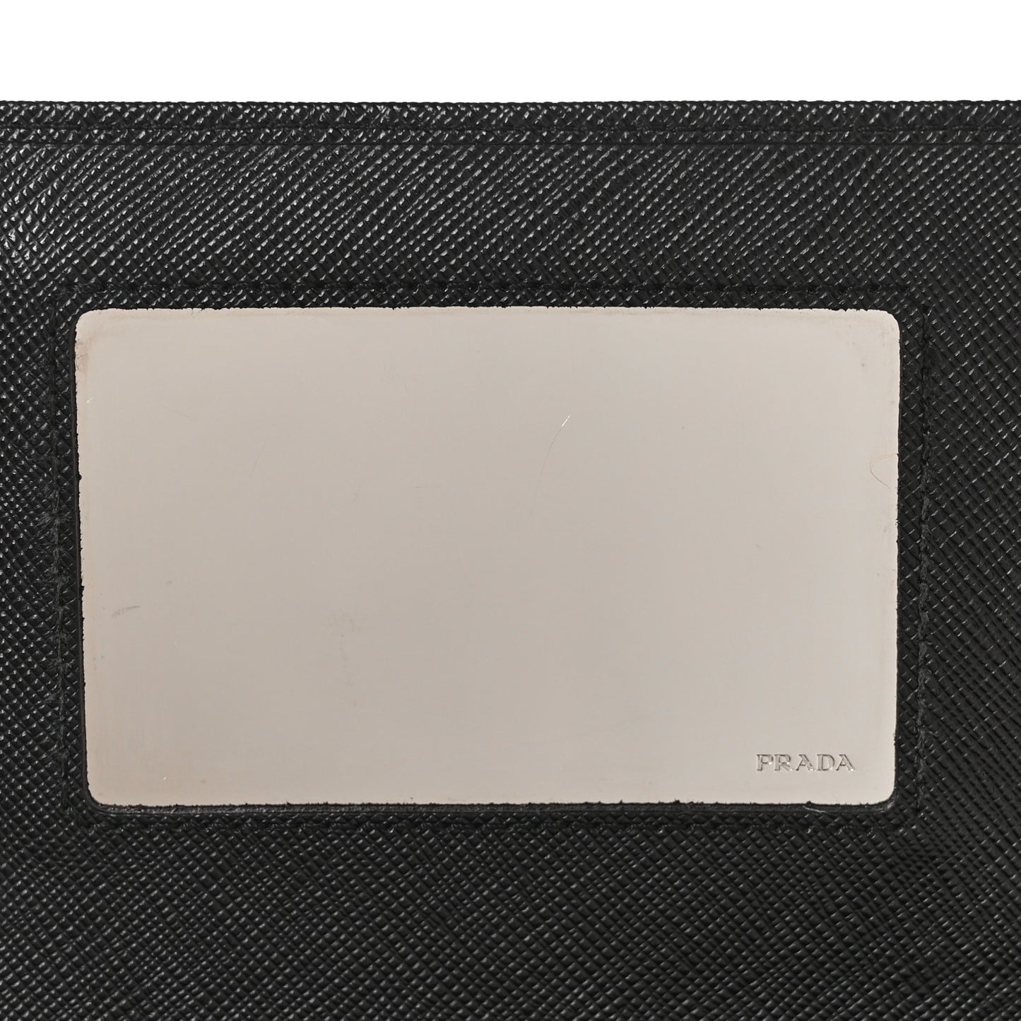 Saffiano Bow Flap Wallet Nero Black