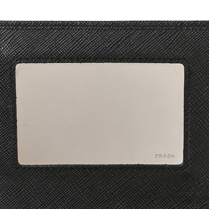 Prada Saffiano Bow Flap Wallet Nero Black 14 of 24