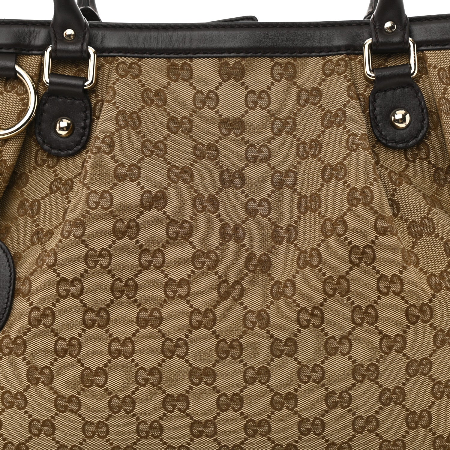 Gucci Monogram Medium Sukey Top Handle Tote Brown 9 of 11