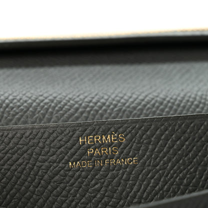 Hermes Epsom Bearn Gusset Wallet Vert Amande 6 of 10