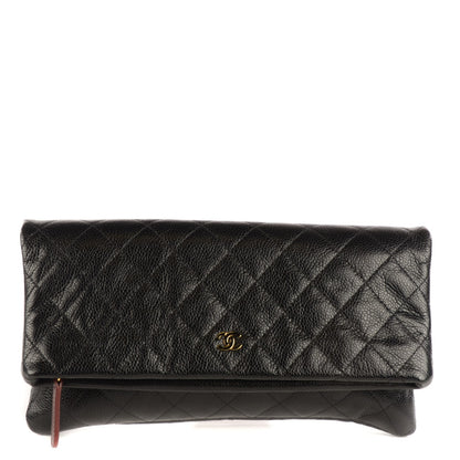 Chanel Caviar Quilted CC Beauty Clutch Black 1 of 7