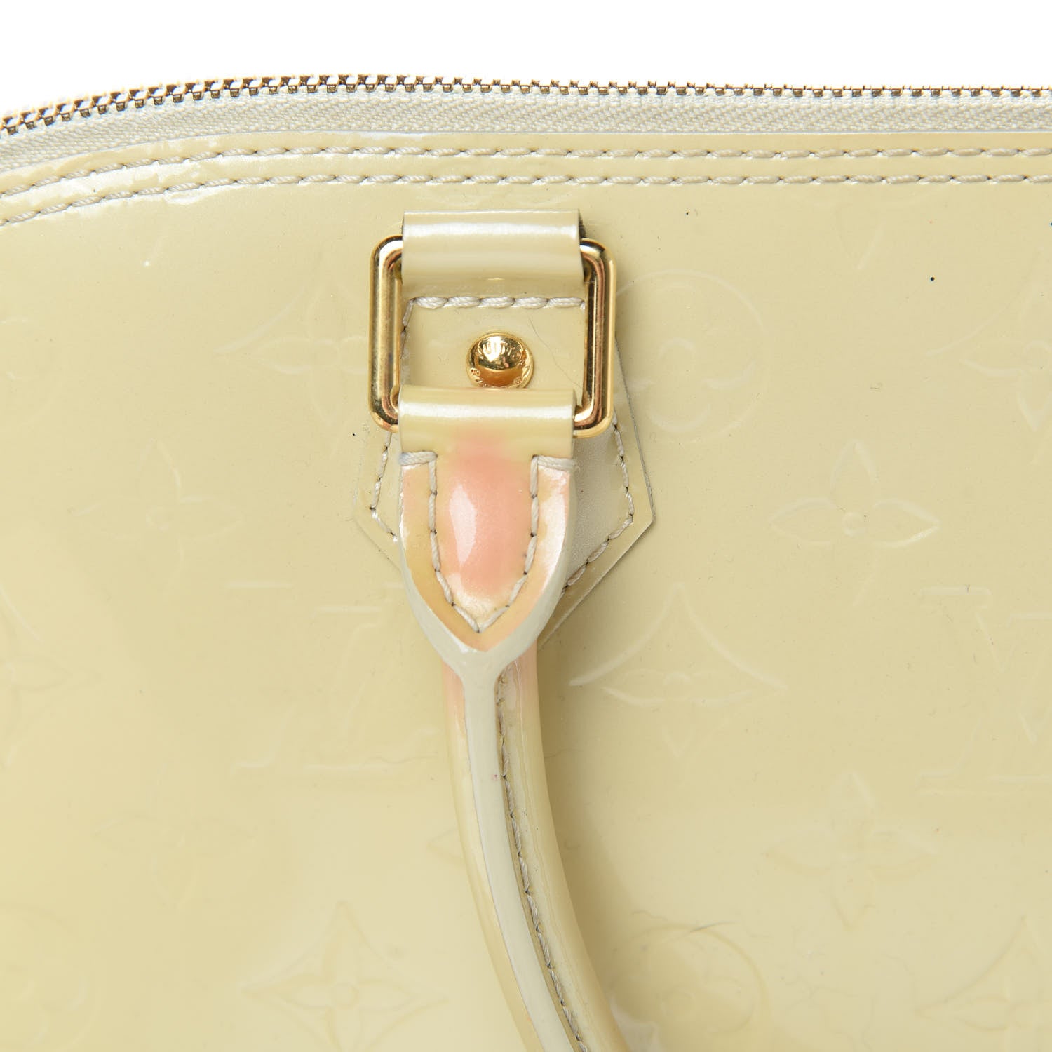 Louis Vuitton Vernis Alma MM Blanc Corail 18 of 24