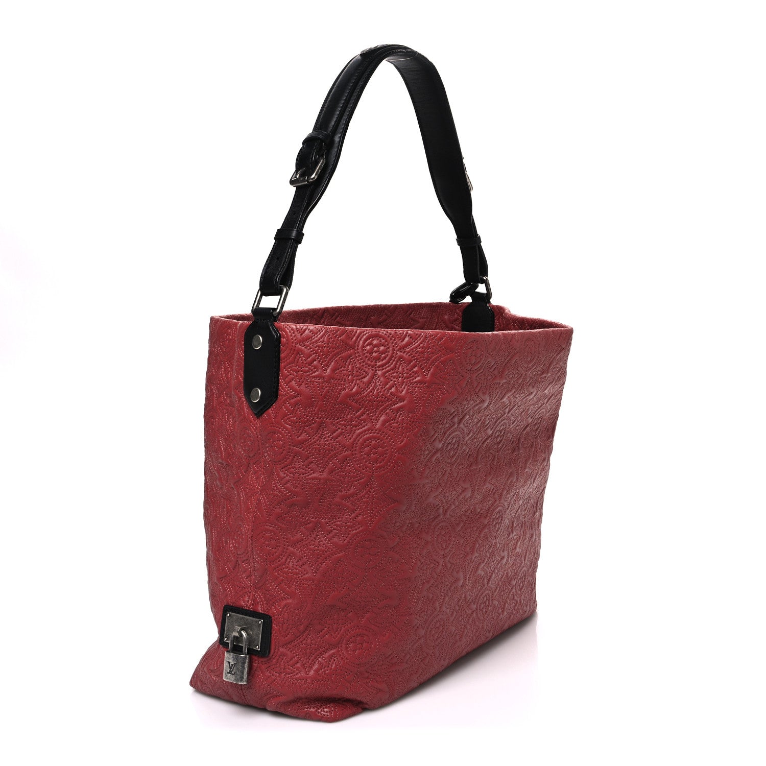 Louis Vuitton Monogram Lambskin Antheia Hobo PM Framboise 2 of 8