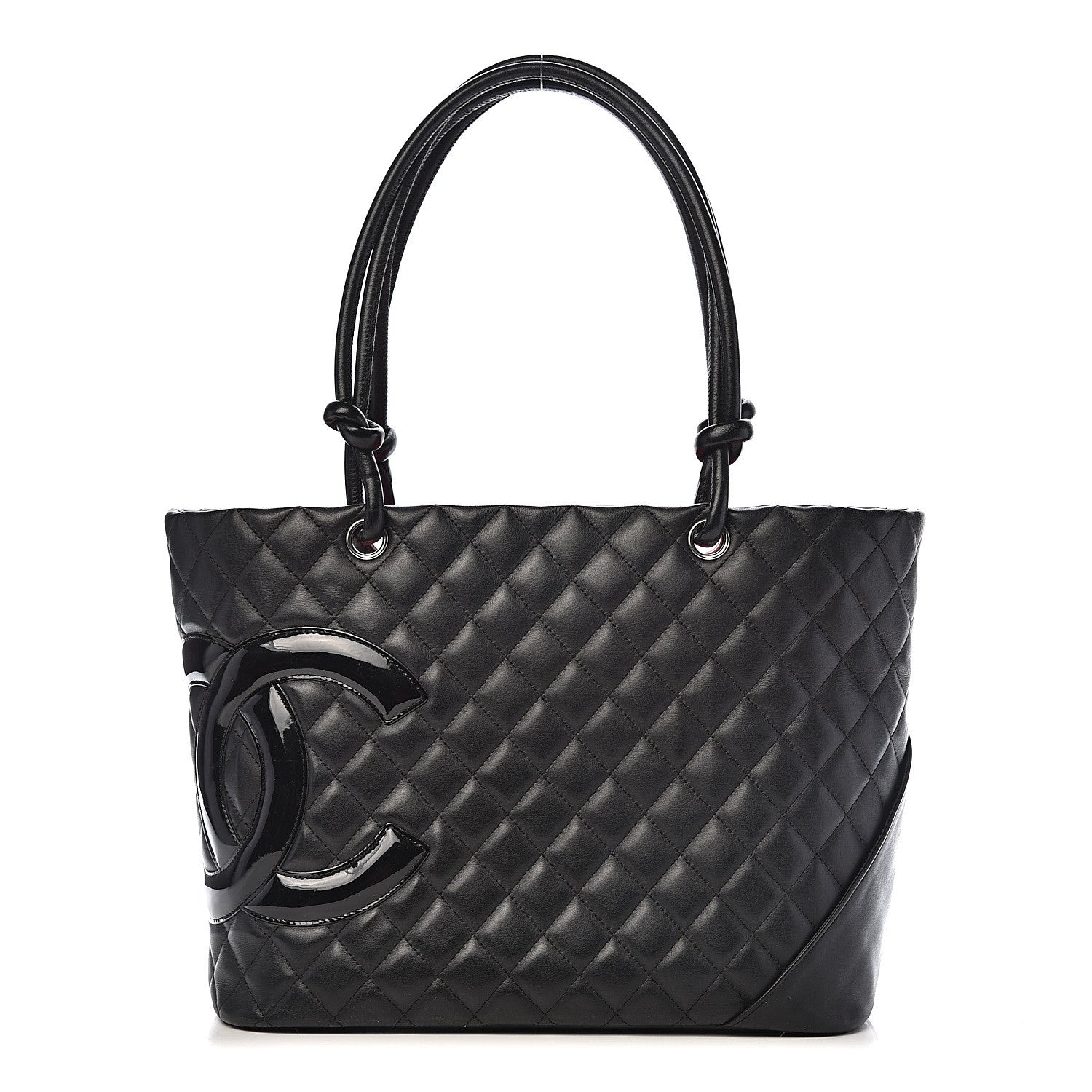 Chanel Calfskin Quilted Large Cambon Tote Black 1 of 16