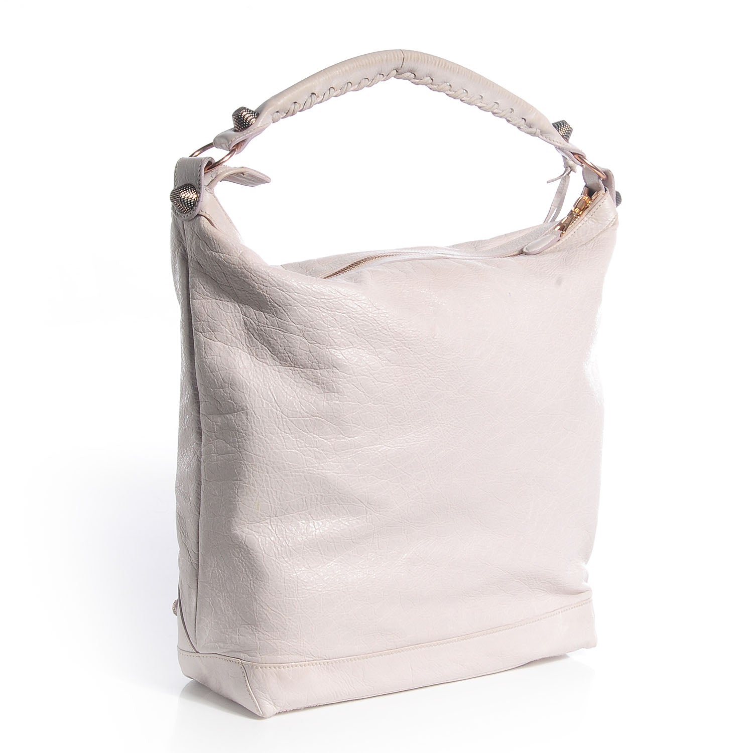 Balenciaga Agneau Giant 21 Rose Gold Hardware Day Hobo Nacre 8 of 11