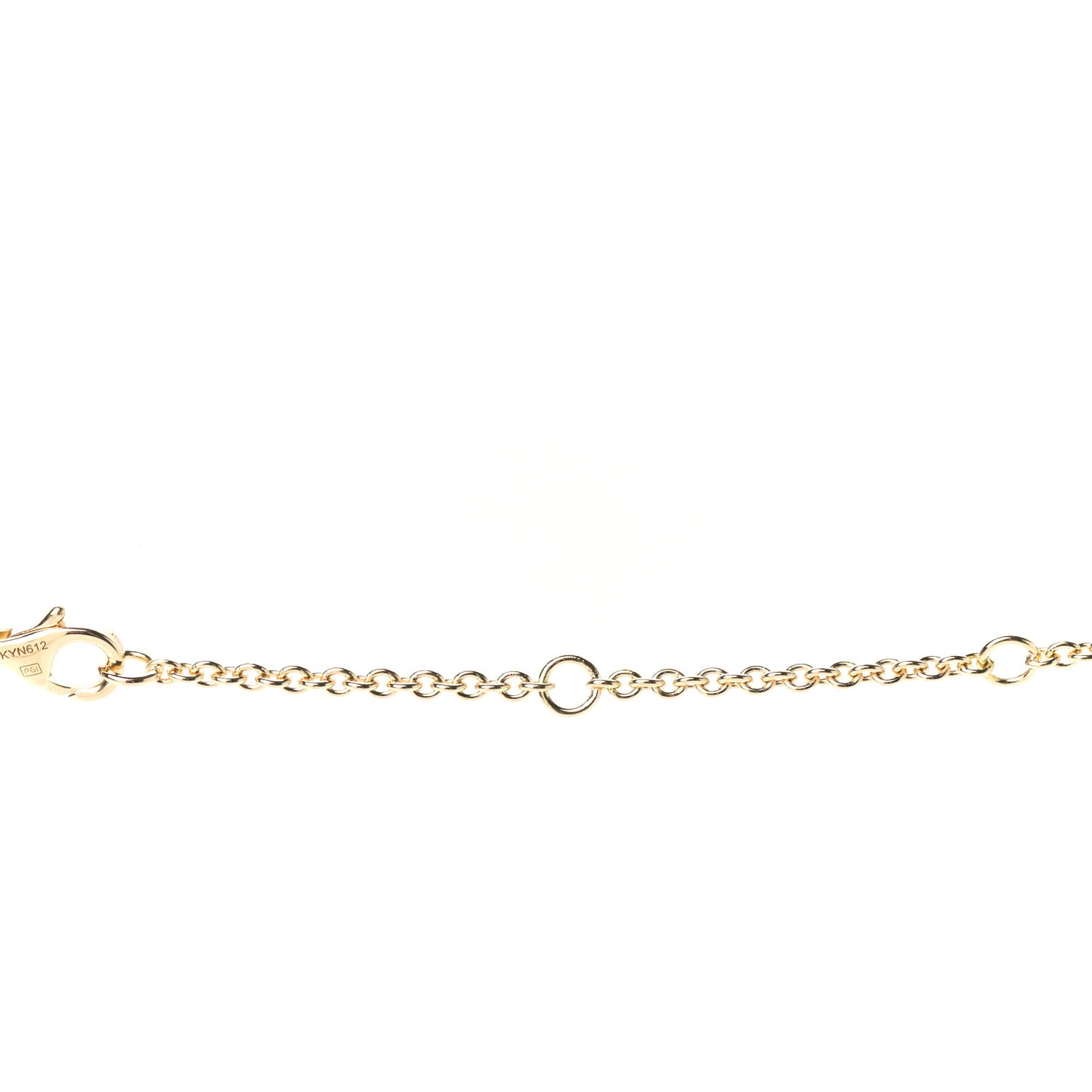 18K Yellow Gold Interlocking LOVE Necklace
