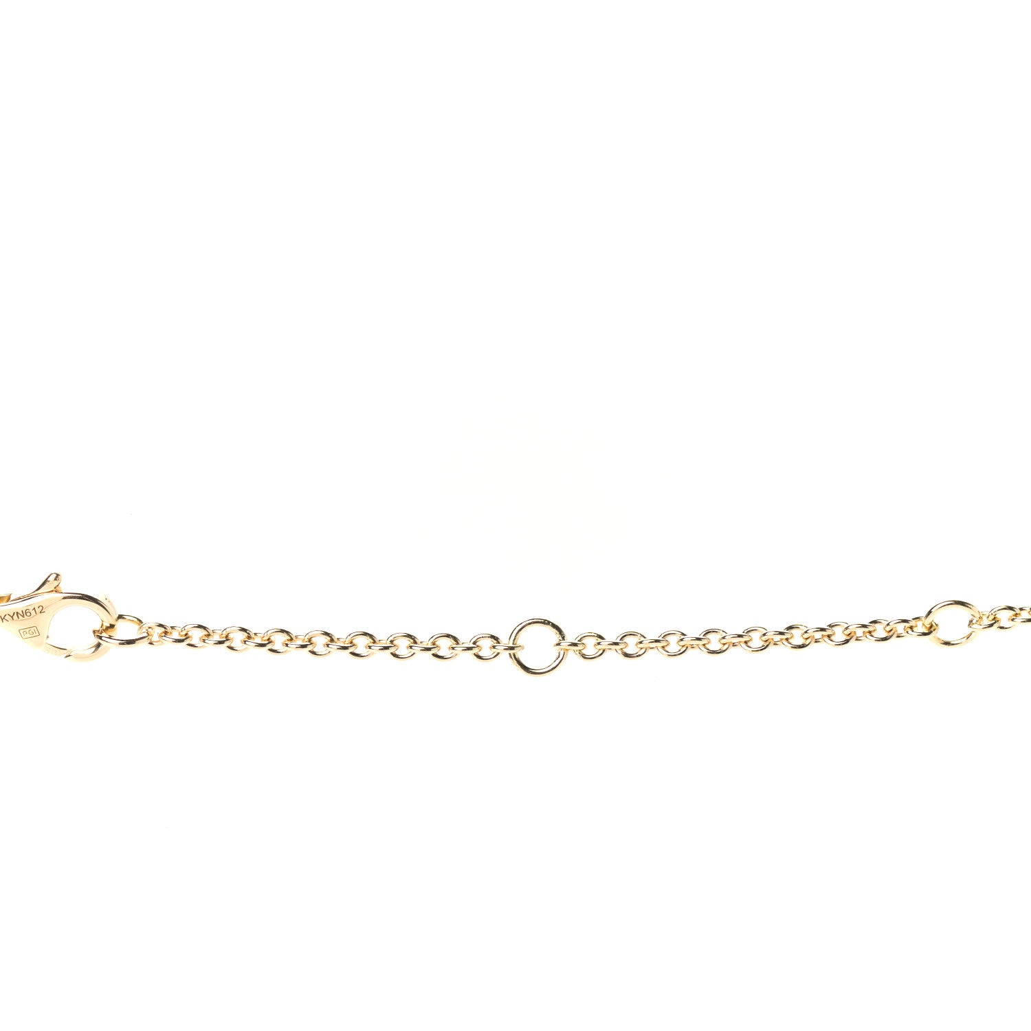 Cartier 18K Yellow Gold Interlocking LOVE Necklace 4 of 7
