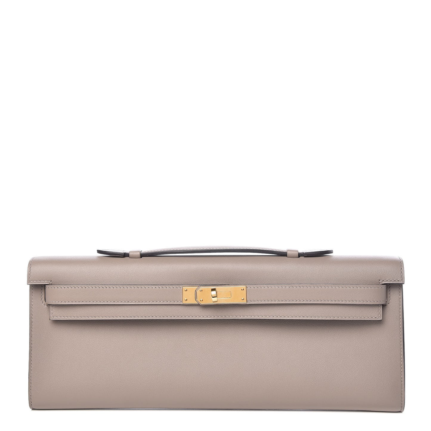 Swift Kelly Cut Clutch Pochette Gris Asphalt