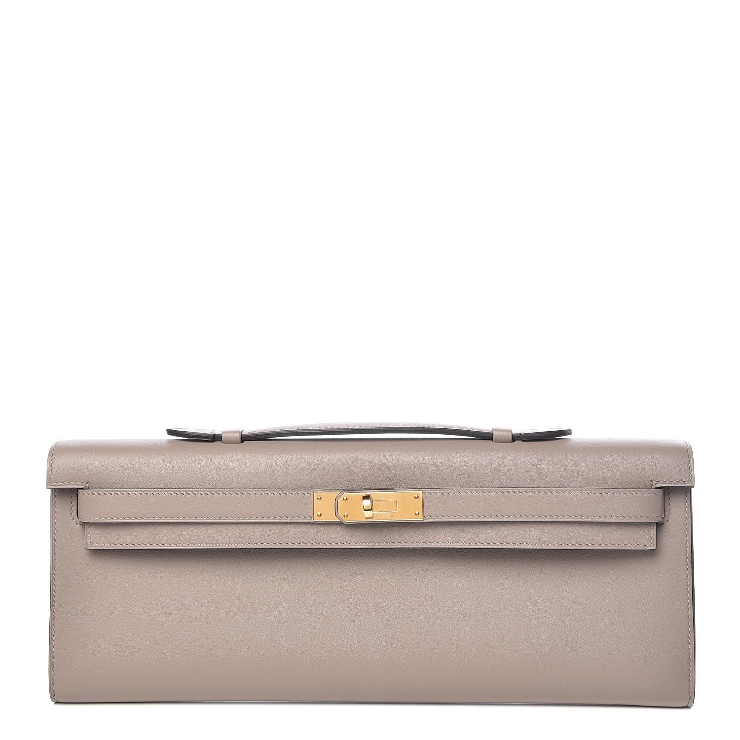 Hermes Swift Kelly Cut Clutch Pochette Gris Asphalt 1 of 28